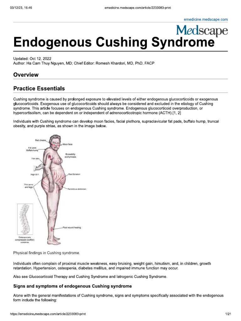 Medscape Cushing PDF