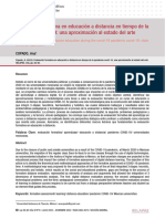 Copado 2022 Evaluación Formativa en Educación A Distancia en Tiempo de La Pandemia Covid-19, Una Aproximación Al Estado Del Arte.