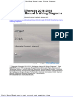 Chevrolet Silverado 2016 2018 Workshop Manual Wiring Diagrams