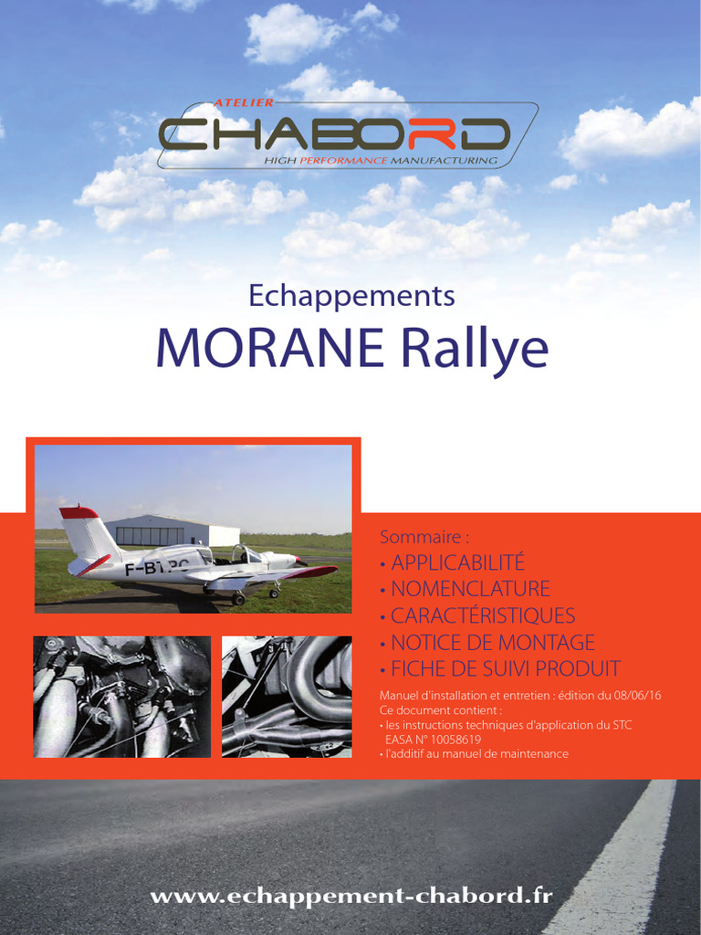 Échappements pour Morane Rallye 180 | PDF | Carburateur | Ingénierie ...