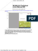 Claas Arion 650 510 Technical System Service Manual en