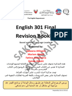 English 301 Final Revision Booklet