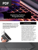 Mastering Python Programming