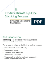 Ch21 - 20 Fundamentals of Machining