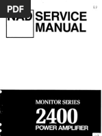 Download Amplifier NAD 2400 by Djmanolosky Manuel SN69243369 doc pdf