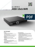 H.265 1HDD 10ch NVR: TC-R3110 Spec: I/B/V2.0