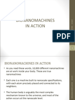 Bionanomachines in Action