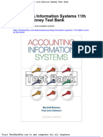 Accounting Information Systems 11th Edition Romney Test Bank