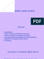 Production Waste Control