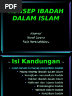 Konsep Ibadah Dalam Islam2