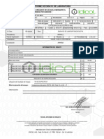 Informe de Ensayo de Laboratorio