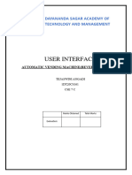 User Interface Design Assignment: Dayananda Sagar Academy of Technology and Management