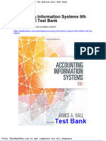 Accounting Information Systems 9th Edition Hall Test Bank