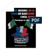 Aux origines de la tragédie Algérienne 1958-2000 INTRODUCTION