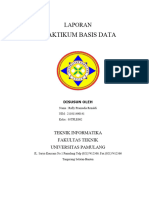Laporan Praktikum Basis Data Pertemuan 10 (Rafly Pramudia Renaldi - 211011400141)