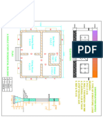 Load Bearing Structure Plan, Elevation, Section