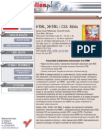 HTML, XHTML i CSS. Biblia - Helion