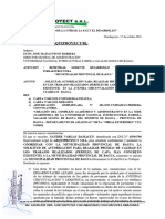 SOLICITUD DE PRUEBAS DE CALIDAD REPOSICION DE PISTAS A Juan Carlos