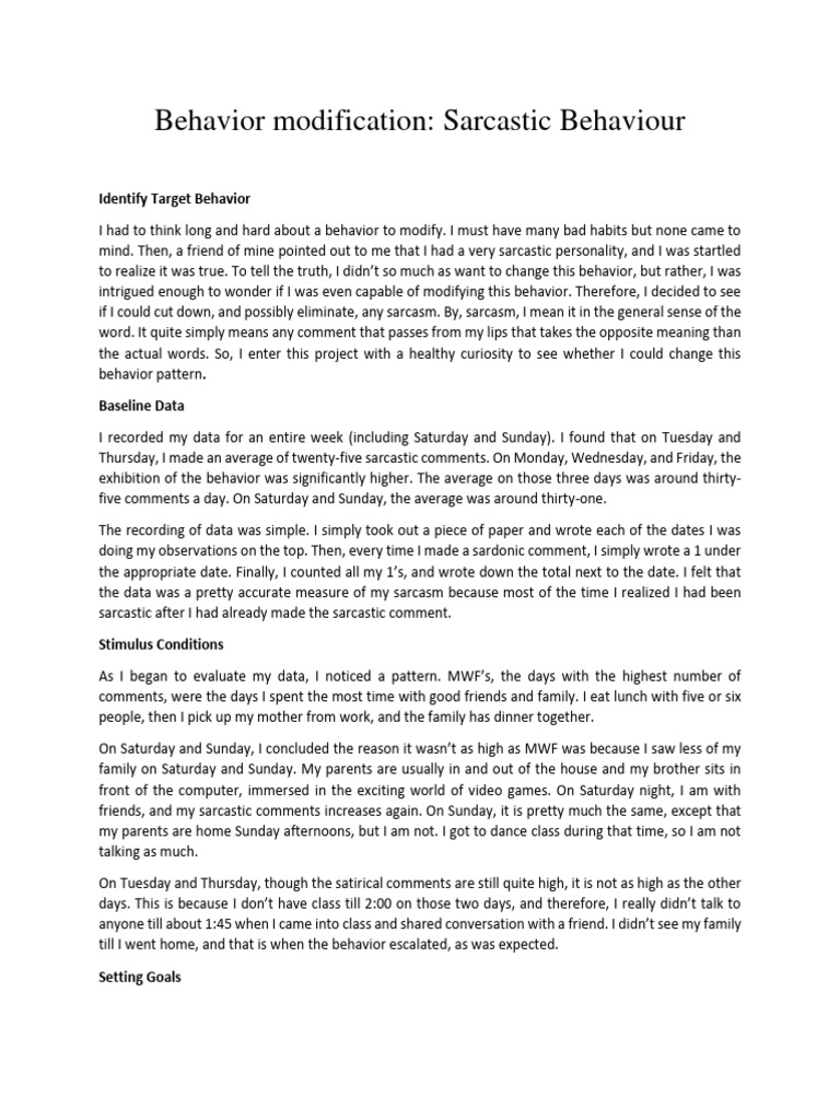 Example of Individual Assignment - 1 | PDF | Reinforcement | Punishments