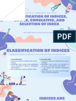 Group 2 Classification of Indices