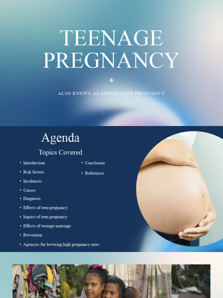 Teenage Pregnancy | Download Free PDF | Teenage Pregnancy | Pregnancy