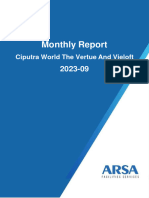 Monthly Report Vertue Vieloft Sep