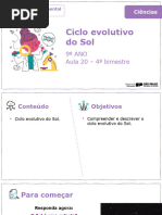 Aula 20 - Ciclo Evolutivo Do Sol