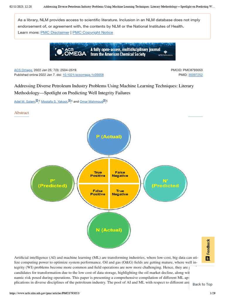 Addressing Diverse Petroleum Industry Problems Using Machine Learning ...