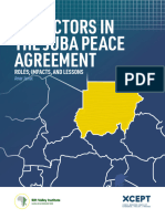 Key Actors in The Juba Peace Agreement
