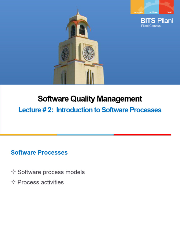 SQM L-2 Intro To Software Processes | PDF | Software Development ...