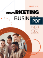 Marketing Business Creative Pink and Orange Proposal