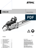 Manual Stihl 070