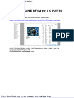 Deutz Engine Bf4m 1013 C Parts Manuals