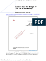 Deutz Excavators Tier 4f Stage IV TD TCD 203-6-20l4 Workshop Manuals