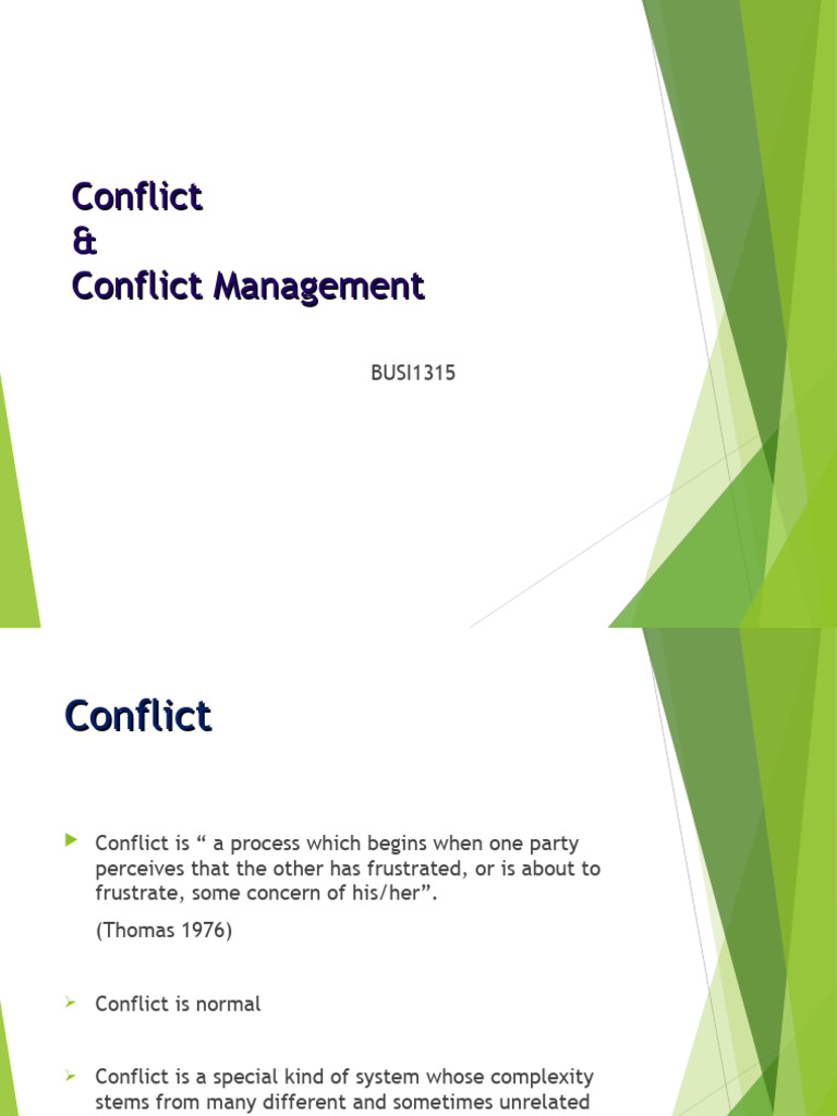 Which Are Principal Examples of Conflict Triggers-Psychology of Disputes