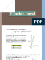 Función Lineal