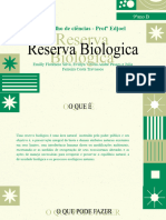 Trabalho de Ciencias - Reserva Biologica