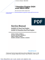 Daewoo LP Gasoline Engine g424 Service Manual Sb2215e00