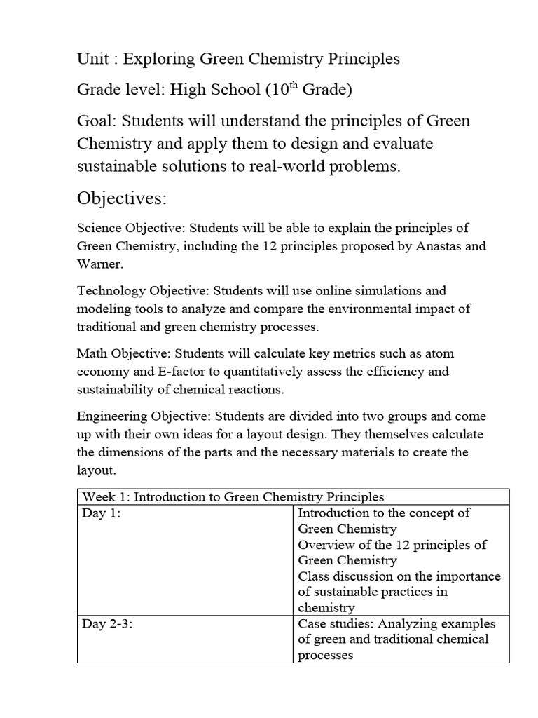 stem-unit-plan-pdf-green-chemistry-chemistry