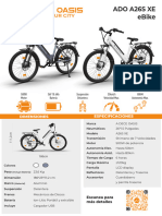 Hoja Informativa ADO Ebike A26S-XE