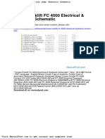 Crown Forklift FC 4000 Electrical Hydraulic Schematic