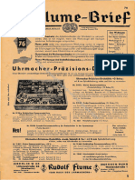 Boley Flume Brief 1953 Uhrmacher Drehbank Und Zubehc3b6r WZ