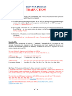 AIDE AUX TD TRADUCTION Exercice 3, 4 Et 5