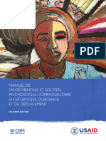 Deuxieme Edition Manuel de Sante Mentale Et Soutien Psychosocial Communautaire en Situations Durgence Et de Deplacement