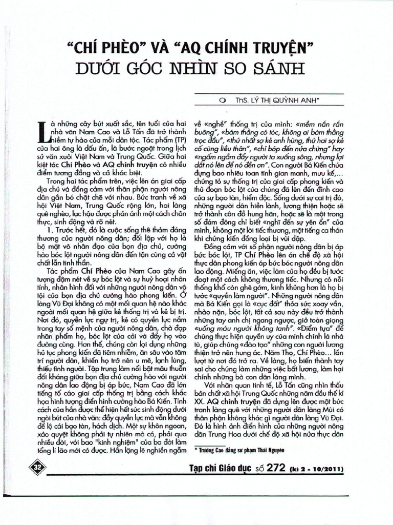 13chi pheo va aq chinh truyen duoi goc nhin so sanh pdf