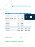 64148069036e353d2c4d1930 - Weekly Timesheet Template - My Hours