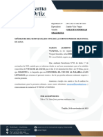 Solicito Informe Oral - Carlos Almendariz