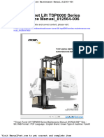 Crown Turret Lift Tsp6000 Series Maintenance Manual 812564 006