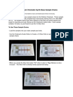 OT Chromatic Synth Bass Sample Chains