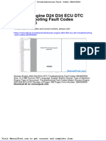 Doosan Engine d24 d34 Ecu DTC Troubleshooting Fault Codes Sb4453e00